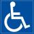 Sigle accessibilite handicape