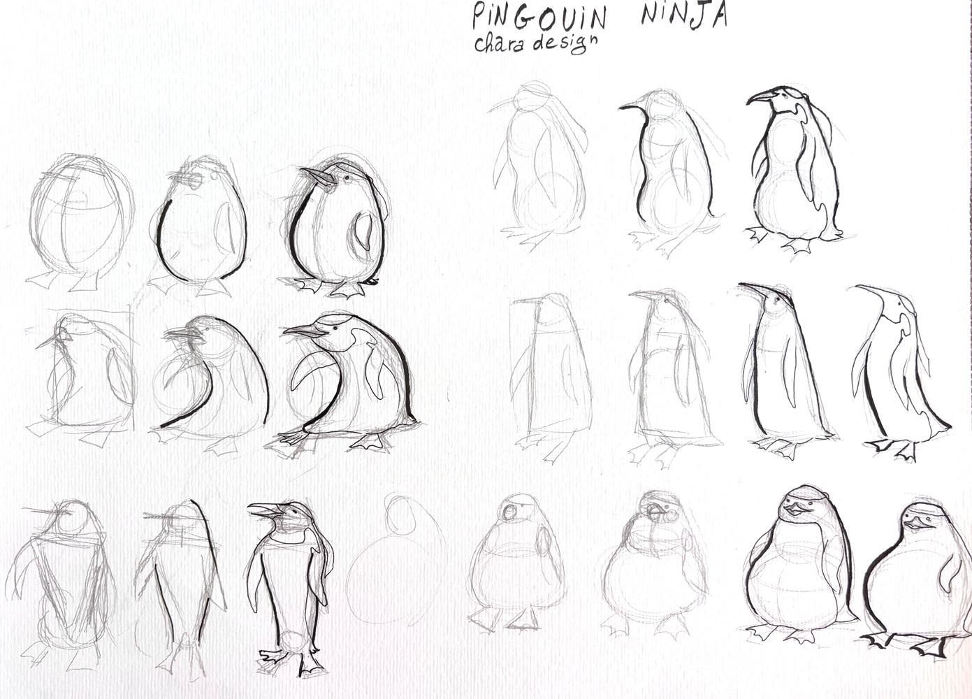 Pingouins storyboard